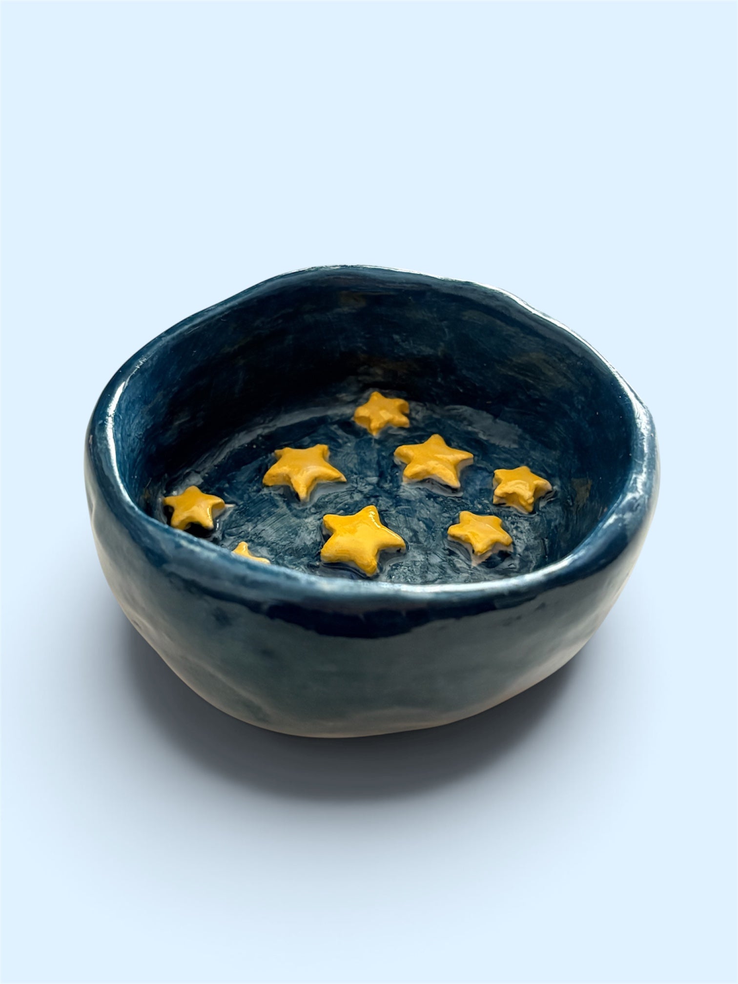 Starry night small ceramic bowl